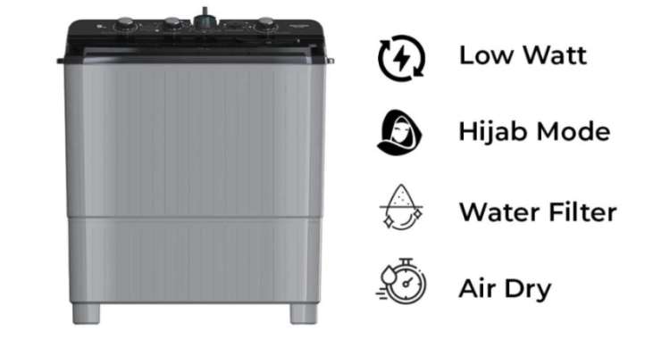 POLYTRON PWM-9081Y MESIN CUCI 2 TABUNG 9 KG (NEW) (KHUSUS BANDUNG)