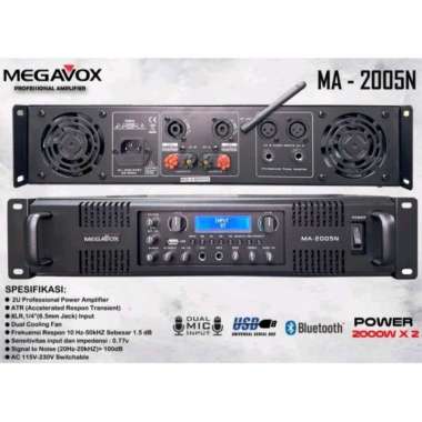 POWER AMPLIFIER MEGAVOX MA 2005 BARU AMPLI MEGAVOX MA 2005N MA2005 ORI