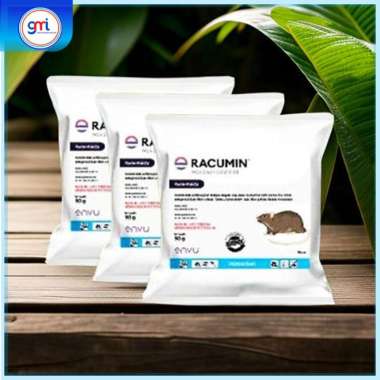 Racumin Wax Blok @ 50 gr - Racun Tikus - Umpan Tikus - Ampuh Basmi Hama 3 PCS