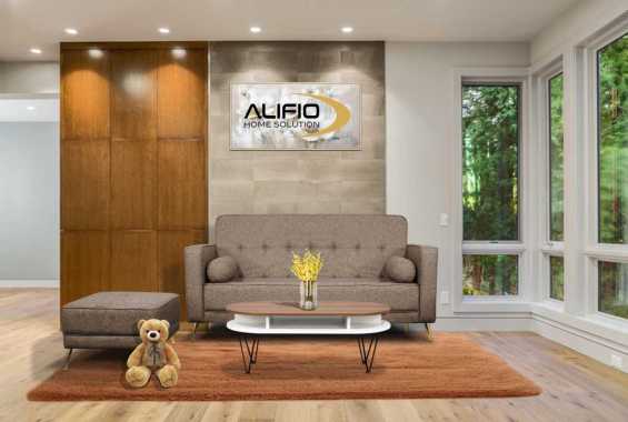 Sofa bed Kagumi/sofa lipat/ALIFIO/multifungsi 2 SEATER Golden