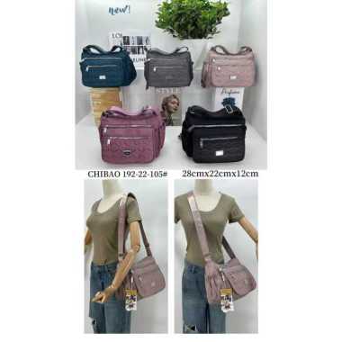 Tas Selempang Wanita Chibao CB 192-22-105 Kanvas Kanvas CB 192-22-105 Pink Tua