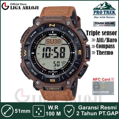 Casio PROTREK PRG-340L-5DR Jam Tangan Pria Digital Outdoor PRG340 PRG-340L-5 PRG340L