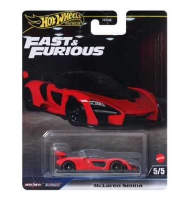 Hotwheels Hot Wheels Premium F&F Fast Furious McLaren Senna Merah