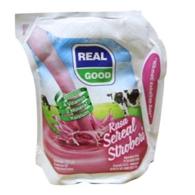 real good teko 125ml 1 dus isi 40pcs strobery