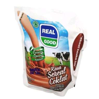 real good teko 125ml 1 dus isi 40pcs coklat