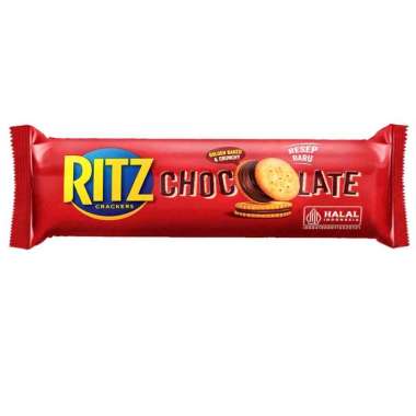Ritz sandwich crackers coklat / keju 91 gram coklat
