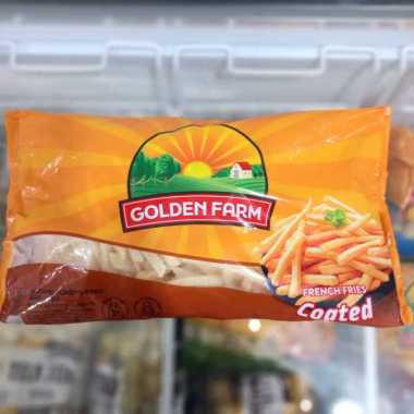 Golden Farm French Fries Shoestring Coated 1kg (Kentang Goreng bumbu)