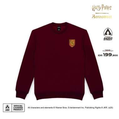 Aerostreet Crewneck Gryffindor Classic Maroon Sweater Sweatshirt BBAAA L