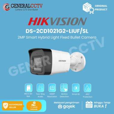Hikvision DS-2CD1021G2-LIUF/SL IPC 2MP OUTDOOR BULLET NETWORK CAMERA 2-Way AUDIO