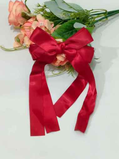 FG Jepit Rambut Pita Satin Warna Polos Untuk Wanita Jepit Pita Motif Pita Panjang Gaya Korea A31 HY-