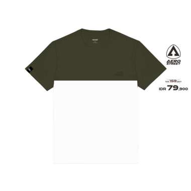 Aerostreet T Shirt Evo Hijau Army Off White Kaos T Shirt ABAAA M