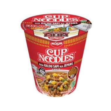 Promo Harga Nissin Cup Noodles Kaldu Sapi Ala Jepang 66 gr - Blibli
