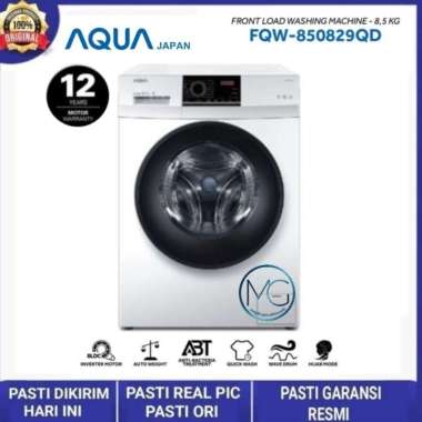 Aqua Elektronik FQW-850829QD Front Loading Mesin Cuci [8.5 Kg]