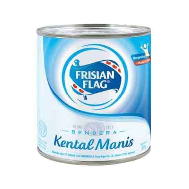 Susu bendera putih kaleng 370gr