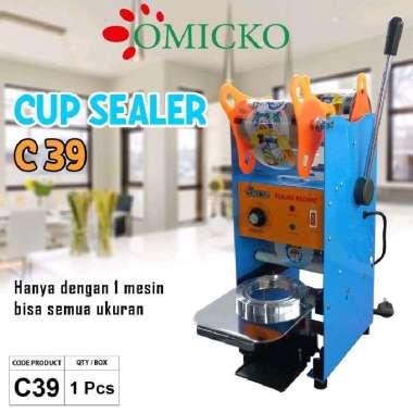 CUP SEALER OMICKO C 39 MESIN PRESS PLASTIK JUMBO