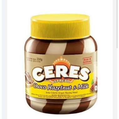 Ceres selai double hazelnut / duo milk hazelnut 350 gram duo milk hazelnut