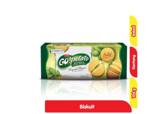 Brio Go Potato Biskuit Kentang 104 gram