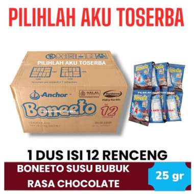 Susu Bubuk BONEETO Sachet Rasa CHOCOLATE - ( HARGA 1 DUS )