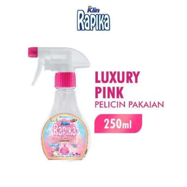 BUY 2 GET 1 - Rapika Biang Luxury Pink Pelicin & Pewangi Pakaian Botol 250 mL