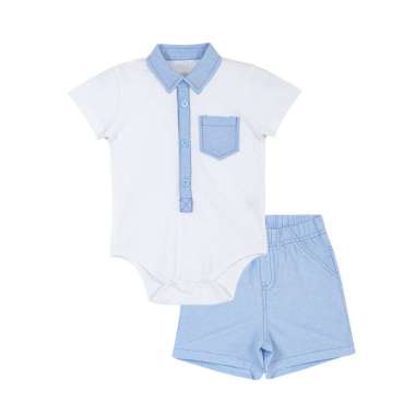Torio Basic Classic Overall Set - Setelan Bayi Laki-laki 18-24M