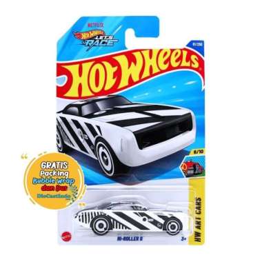 Hot Wheels / HotWheels Lot C 2025 Hi Roller II Putih Tanpa Protector