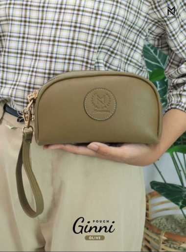 MOONZAYA - Pouch Ginni By Moonzaya Pouch Wanita Pouch Make Up Pouch Uang Pouch Lucu Olive