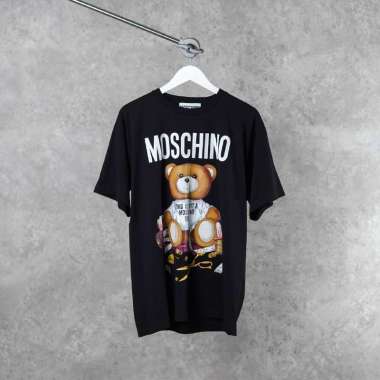 Kaos MOSCHINO BEAR SARTORIAL BLACK 100% ORIGINAL XXS