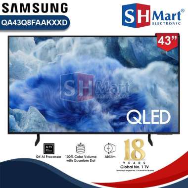 Samsung Qled Smart Tv 43 Inch QA43Q8F 4K Vision AI QA43Q8FAAKXXD NEW 2025 Garansi Resmi