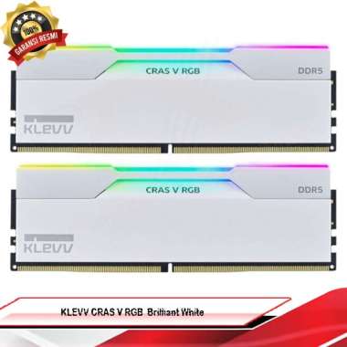 KLEVV CRAS V RGB Brilliant White DDR5 PC57600 7200MHz 48GB (2x24GB) 34-44-44-84 - KD5KGUD80-72B340J 