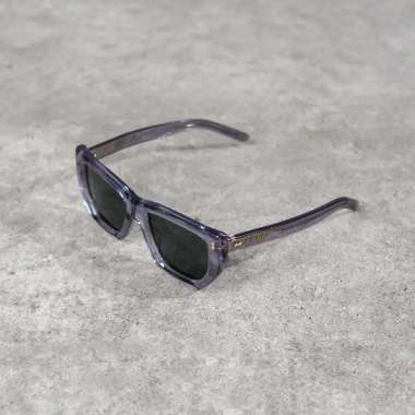 Kacamata GUCCI GEOMETRIC CLEAR GREY SUNGLASSES 100% ORIGINAL
