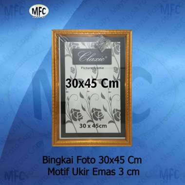 Paket cetak foto A3 Plus (30x45) + Bingkai Emas