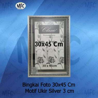 Paket cetak foto A3 Plus (30x45) + Bingkai Silver