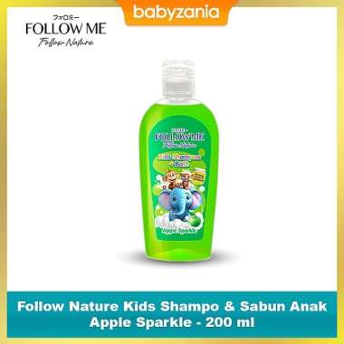 Follow Me Follow Nature Kids Shampo & Bath Apple Sparkle - 200 ml