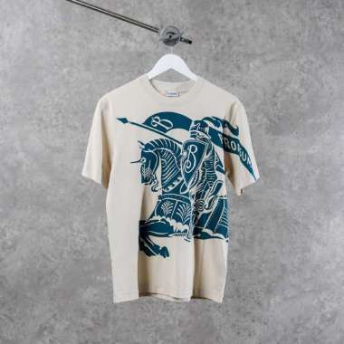 Kaos BURBERRY EKD BLUE TOSCA BEIGE 100% ORIGINAL XL