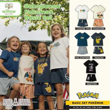 Setelan Anak - Bohopanna Pokemon Basic Set 3Y Mewtwo