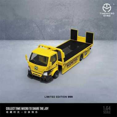 Time Micro Diecast Mobil H300 Flatbed Transport Trailer Moon Eye TM647207