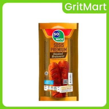 So Nice Sosis Premium Smoked Bratwurst 60 gr
