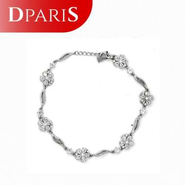 DPARIS Gelang Tangan Rantai Bunga LMT267