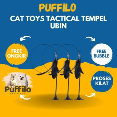 Mainan Kucing Tongkat Tempel Ubin - Cat Toys Tartical