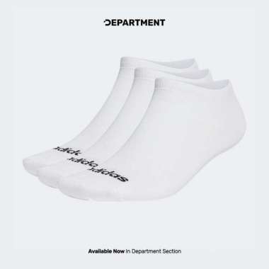 Kaos Kaki ADIDAS THIN LINEAR LOW CUT 3P HT3447 ORIGINAL XL