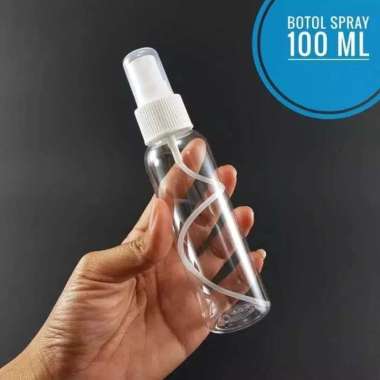 3 Pcs Botol Spray Plastik 100ml Tebal Bening 3 pcs