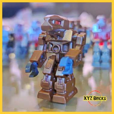 LEGO EXF008 - Exo-Force Iron Drone Devastator Minifigure - Red Eyes