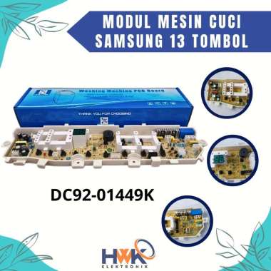 MODUL PCB MESIN CUCI SAMSUNG 13 TOMBOL DC92-01449K / MODUL MESIN CUCI SAMSUNG 1 TABUNG