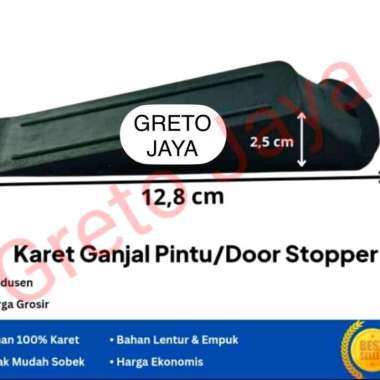 Karet Ganjel Bawah Pintu Hitam Penahan Pengganjal Door Stop Stopper Stoper Ganjal Rubber