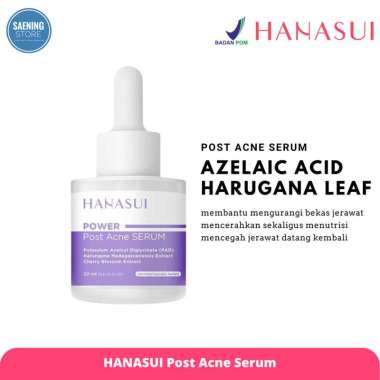 Hanasui Power Post Acne Serum - Pudarkan Bekas Jerawat PIE & PIH Mencerahkan dan Kurangi Kemerahan C