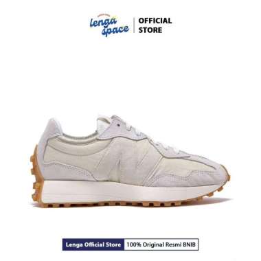 Sepatu Sneakers Pria New Balance 327 Moobeam Pig Skin - Linen Fog (MS327KC1) ORIGINAL Pig Skin 43