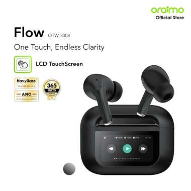 Oraimo Flow OTW-3003 Stereo Nirkabel Sesungguhnya V5.3 ENC IPX4 Headset Super Bass Headphone Earphon