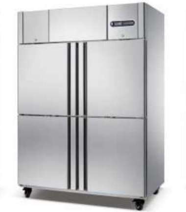 Wintech WTHI-URC-1200-4D-ECO SS Upright Chiller Kulkas Dapur Komersial Stainless Steel 4 Pintu - Kab
