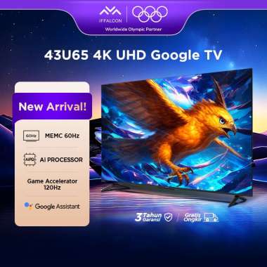iFFALCON by TCL 43 inch U65 Series (Android 12) Smart Digital - 4K UHD - HDR 10 - Dolby Audio - Goog