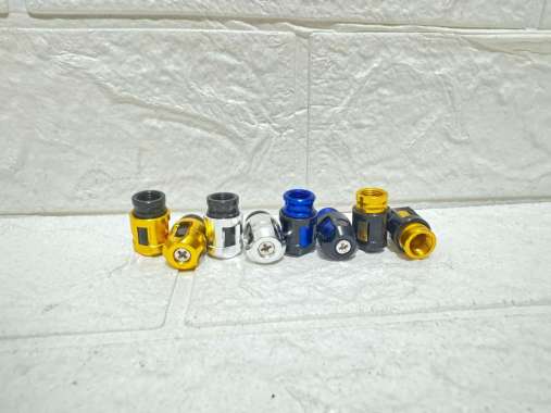 Tutup Pentil Bikers CNC Nitex NEW NMAX AEROX LEXI NEW PCX ADV VARIO Universal Semua Motor Silver